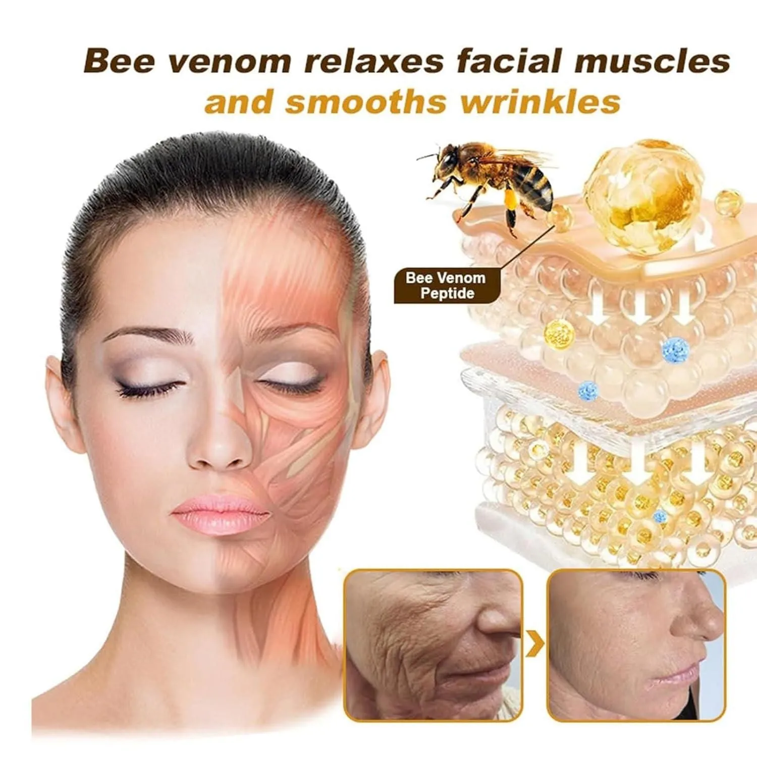 BeeTox - Bee Venom Wrinkle Repair Cream   Buy 1 Get 2