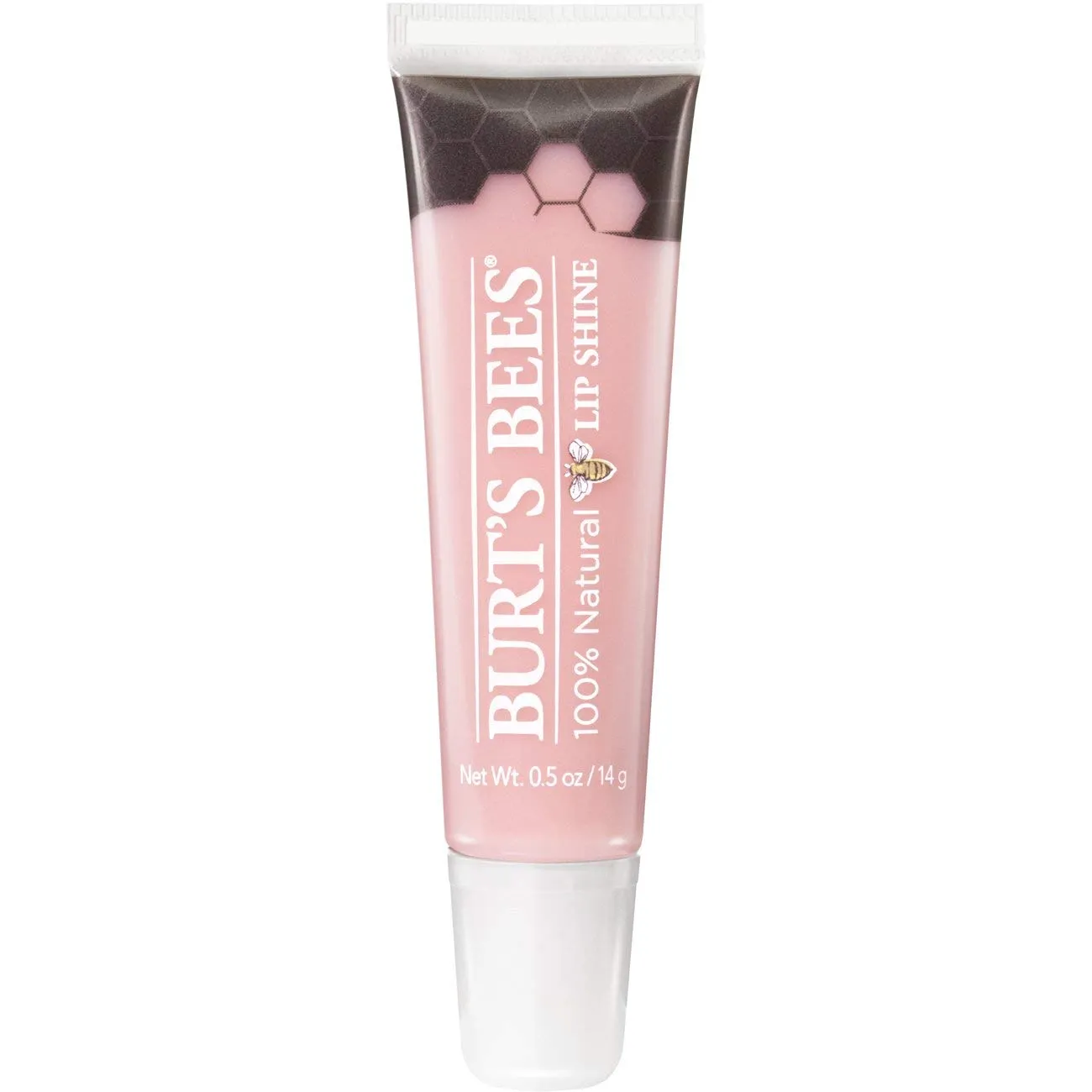 Burt’s Bees 100% Natural Lip Shine, Whisper - 1 Tube