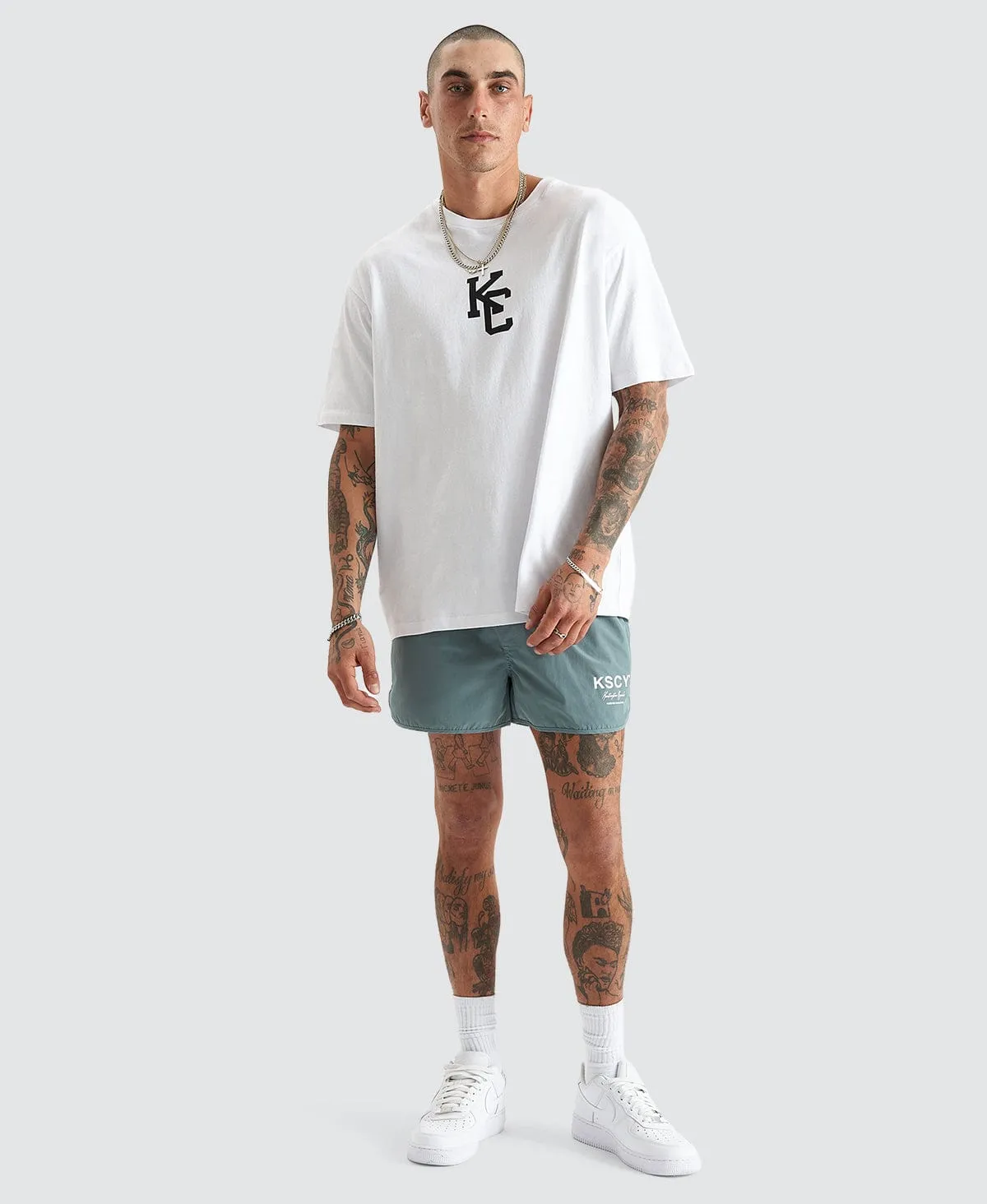 Darkside Runner Short North Atlantic Green