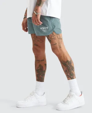 Darkside Runner Short North Atlantic Green