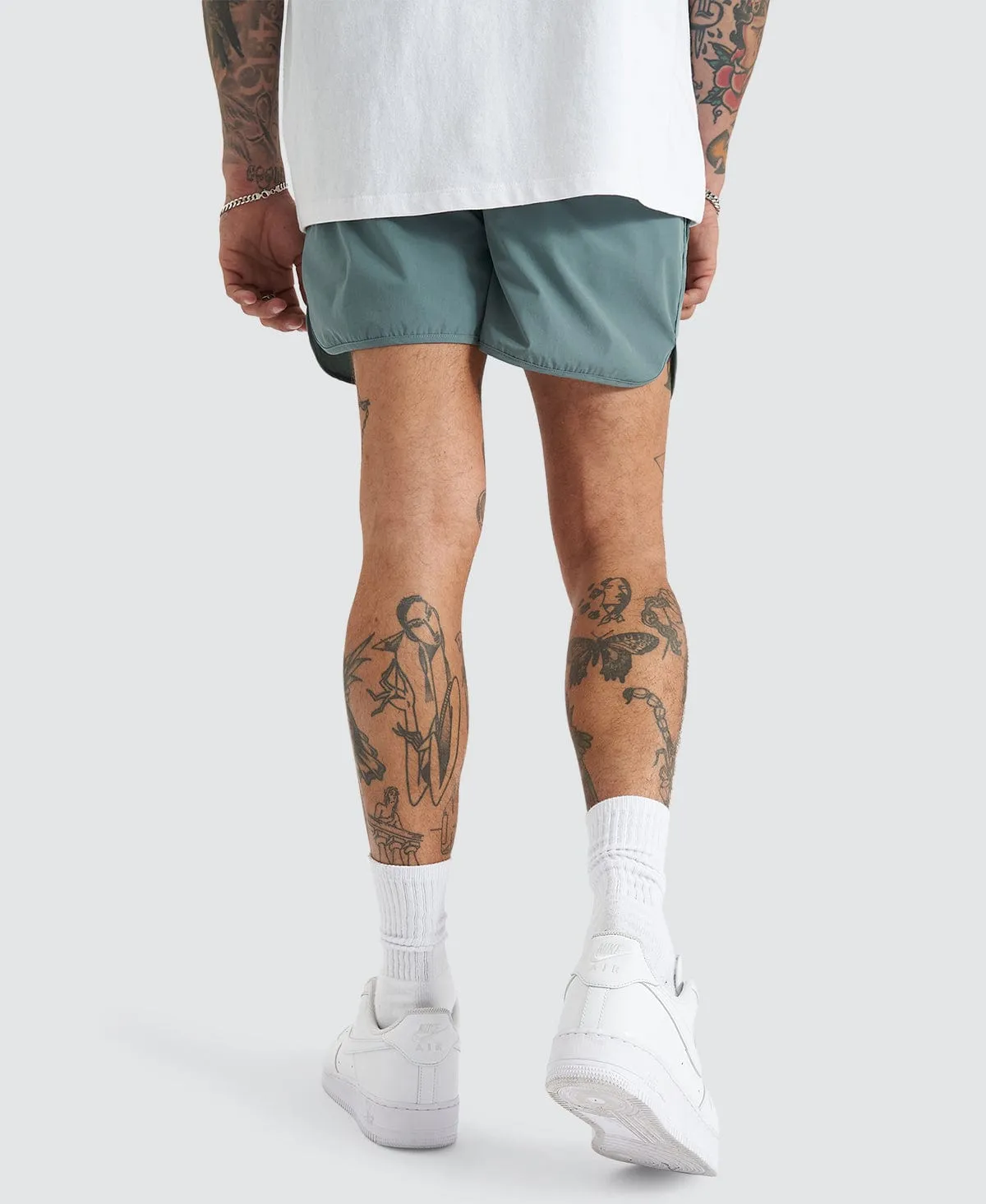 Darkside Runner Short North Atlantic Green