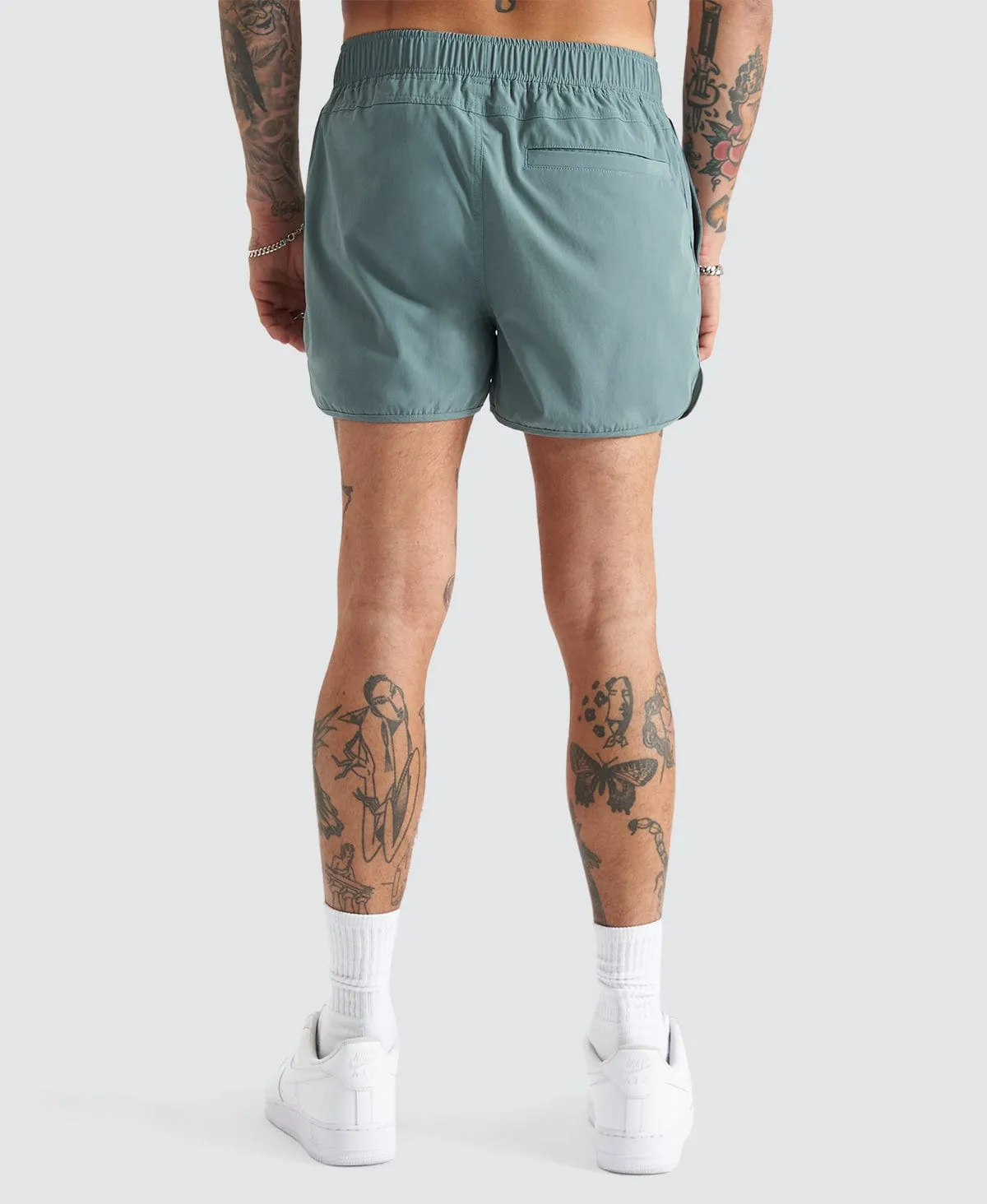 Darkside Runner Short North Atlantic Green