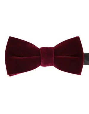 DCLIC Velvet Club Bow Tie - Burgundy