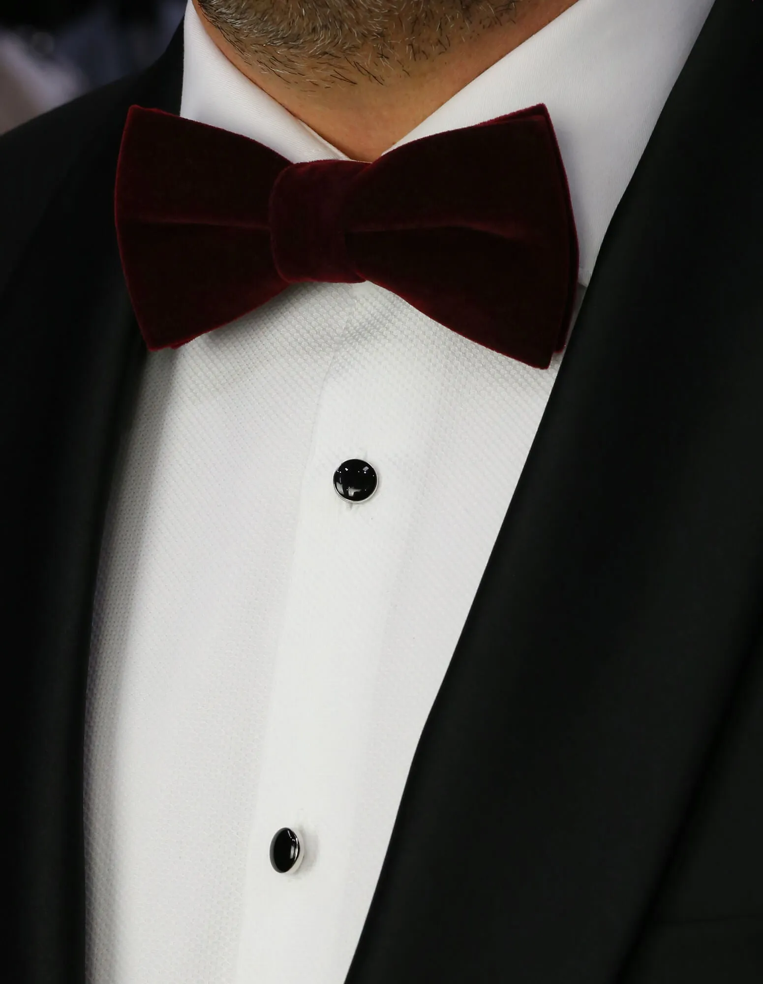 DCLIC Velvet Club Bow Tie - Burgundy