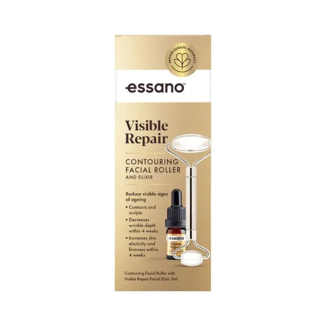 Essano Visible Repair Contouring Facial Roller and 3ml Facial Elixir - Limited Edition