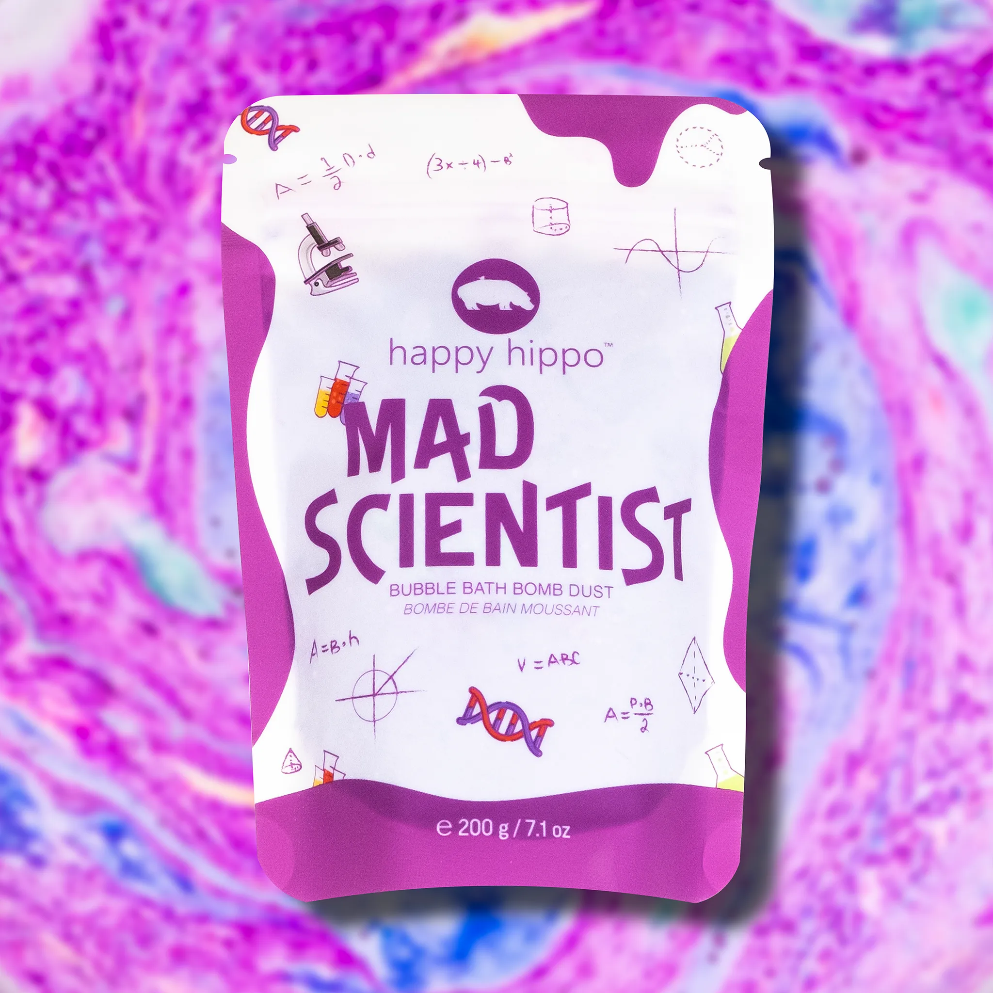 Happy Hippo Bubble Bomb Dust - Mad Scientist