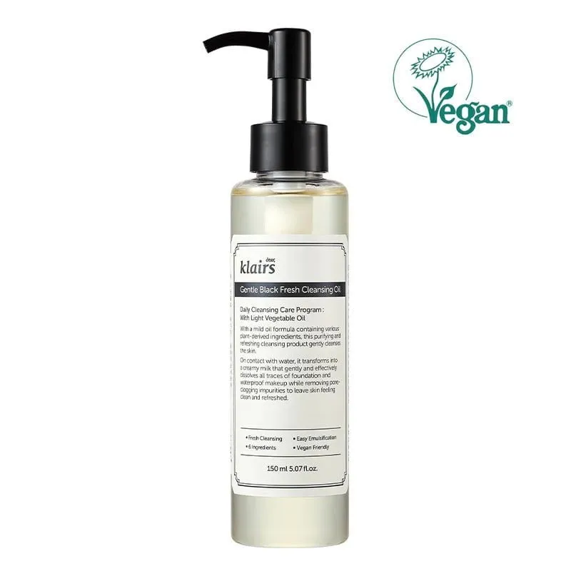 Klairs Gentle Black Fresh Cleansing Oil 150ml