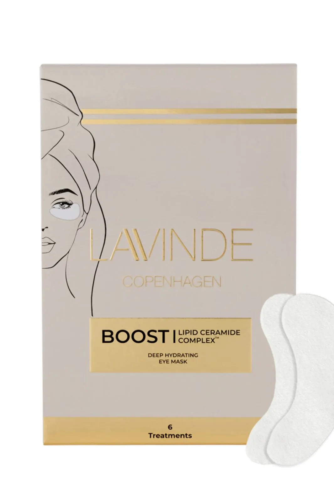 Lavinde Copenhagen - Boost Deep Hydrating Eye Mask (6 Treatments) - 050202 - 6 stk