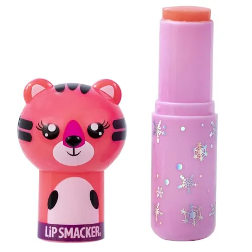 Lip Smacker Christmas Holiday Lip Balm Tiger Lippy Pal Flavored Stronger Strawberry