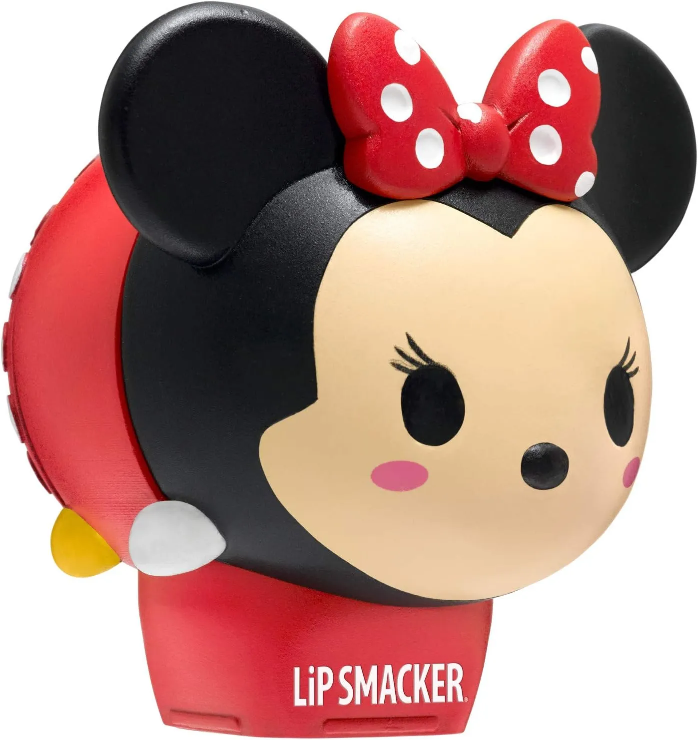 Lip Smacker Disney Minnie Mouse Tsum Tsum Flavored Lip Balm, Minnie Strawberry Lollipop, Clear