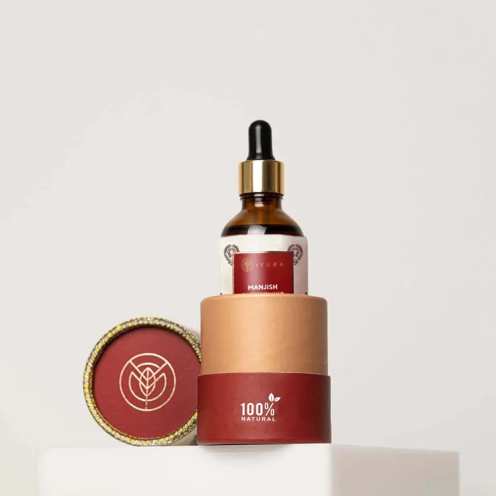 Manjish Glow Elixir - Ayurvedic Night-Time Face Oil For Glowing Skin