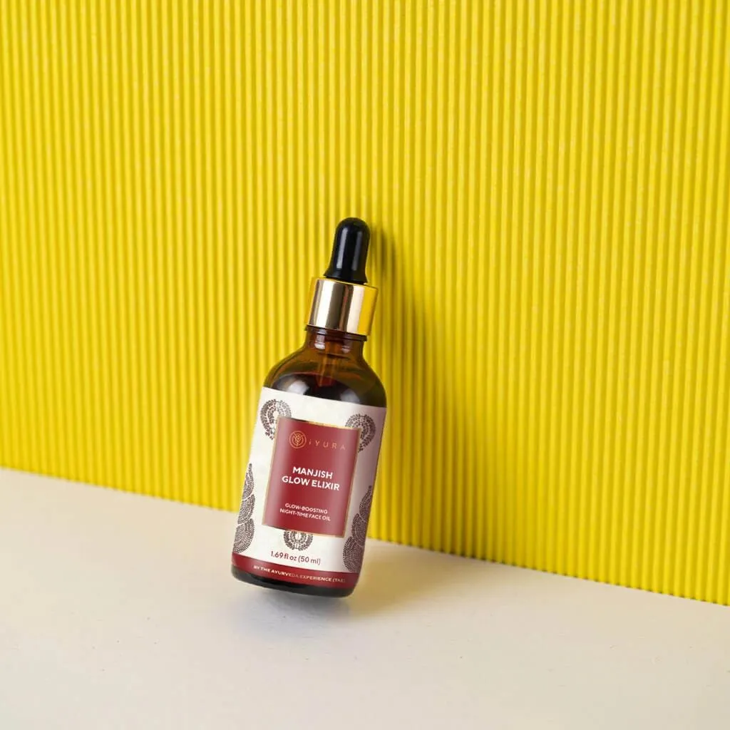 Manjish Glow Elixir - Ayurvedic Night-Time Face Oil For Glowing Skin
