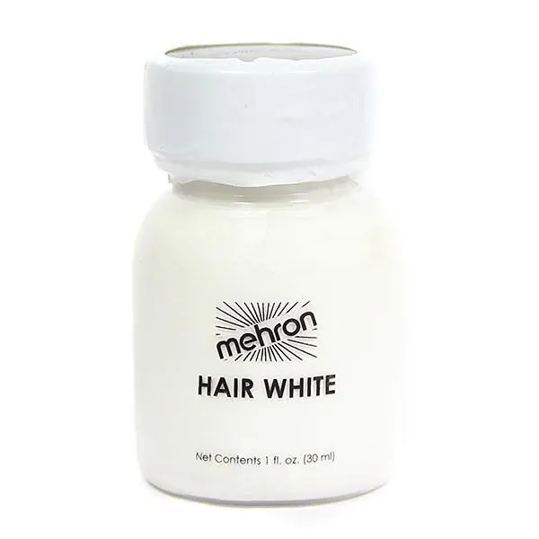 Mehron Hair White/Silver