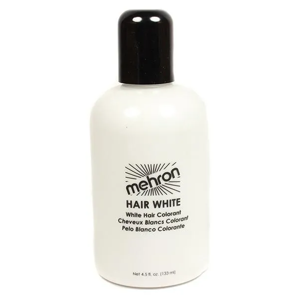 Mehron Hair White/Silver