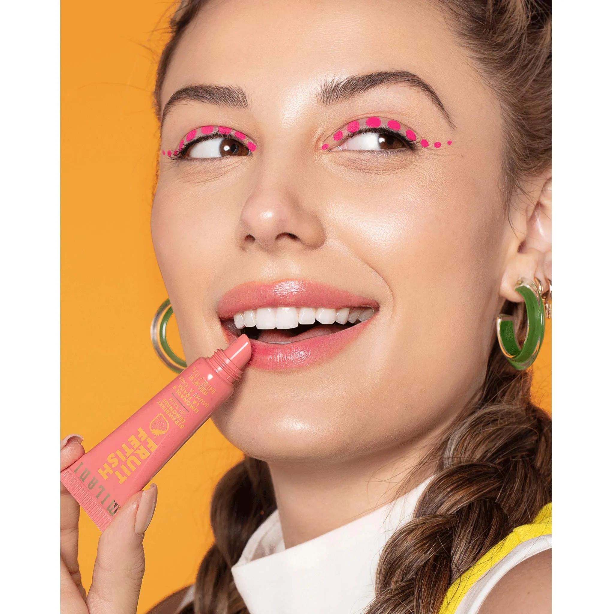 Milani Fruit Fetish Lip Balm - Lip Moisturizer, Deeply Hydrates and Seals in Moisture, Nourishing Lip Care, Available in 6 Fruity Flavors
