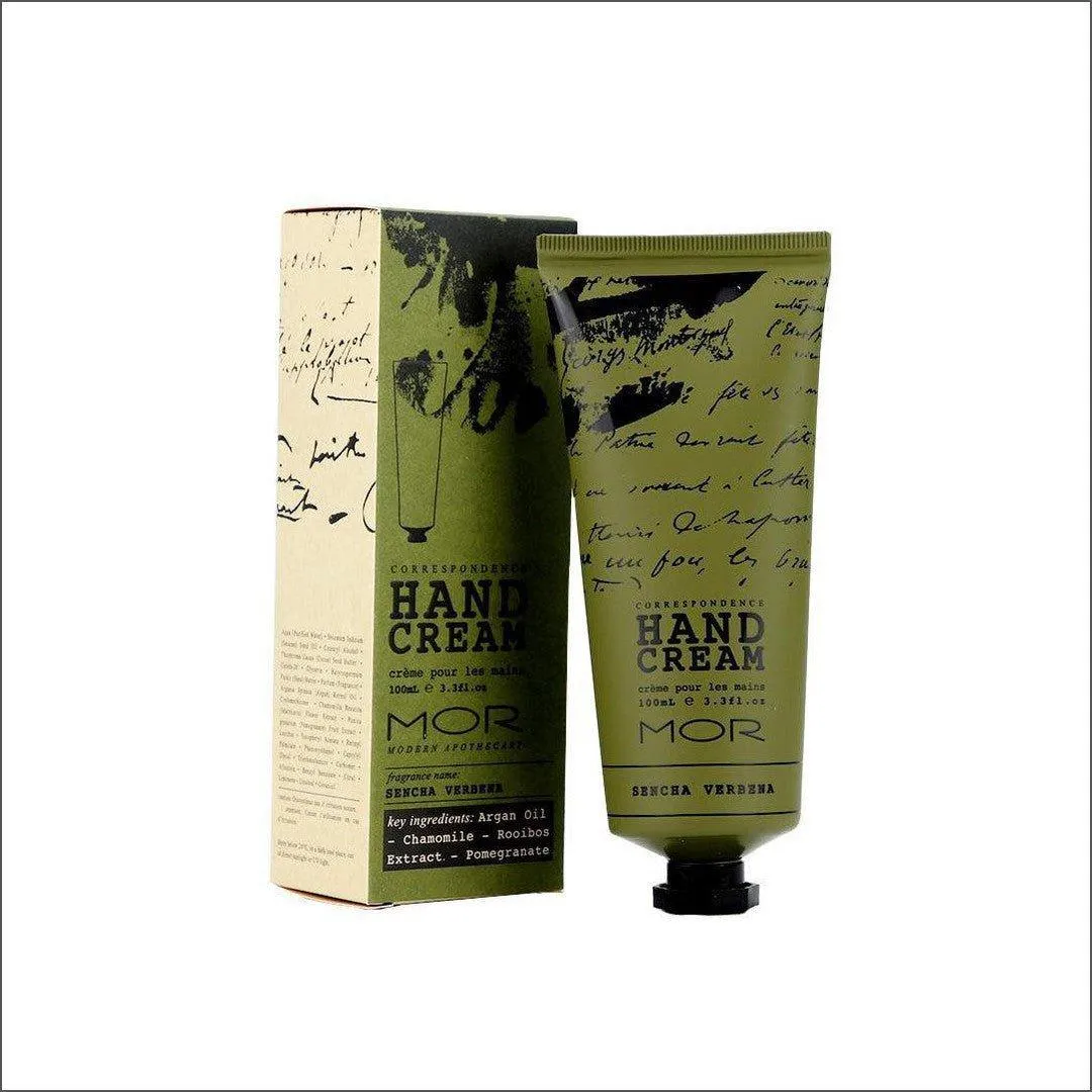MOR Correspondence Hand Cream Sencha Verbena 100ml