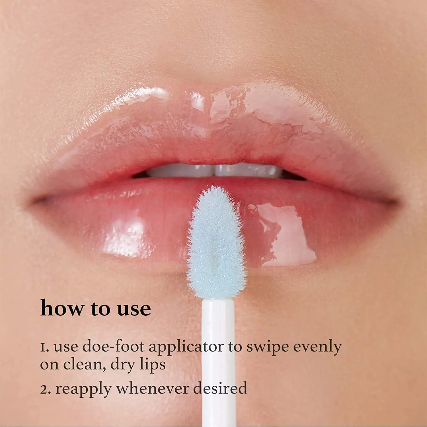Nooni Korean Lip Oil - Applemint | Moisturizing, Hydrating, and Plumping, for Dry Lips with Mint Extract, 0.12 Fl Oz