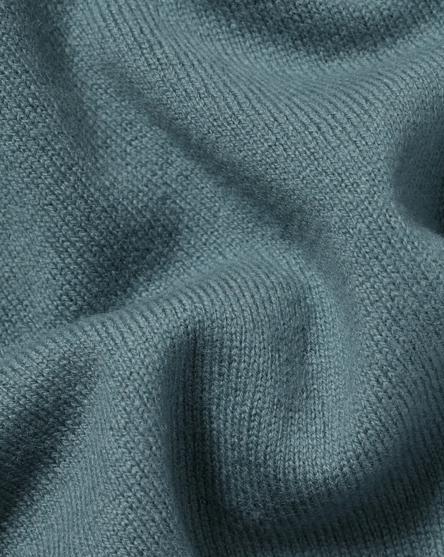 Pale Teal Green Merino/Cashmere Crew Neck Jumper