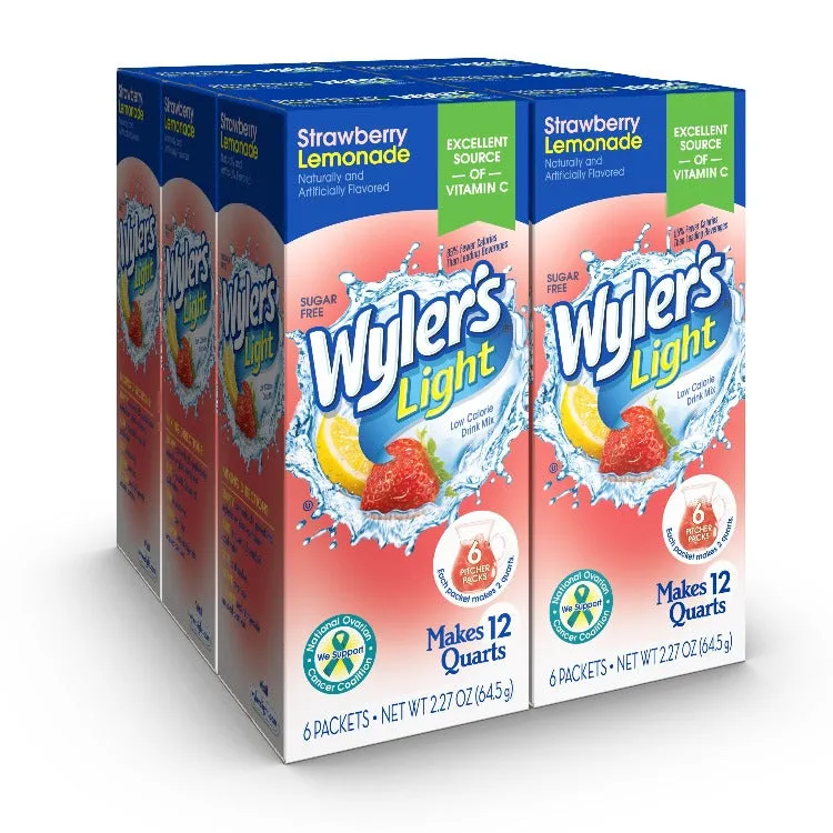 Strawberry Lemonade Low Calorie Pitcher Pack Carton