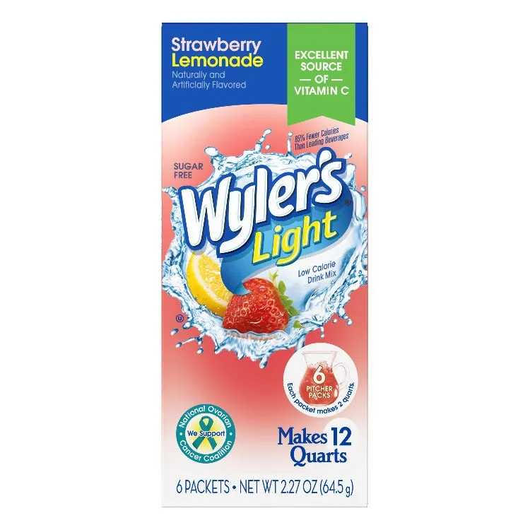 Strawberry Lemonade Low Calorie Pitcher Pack Carton