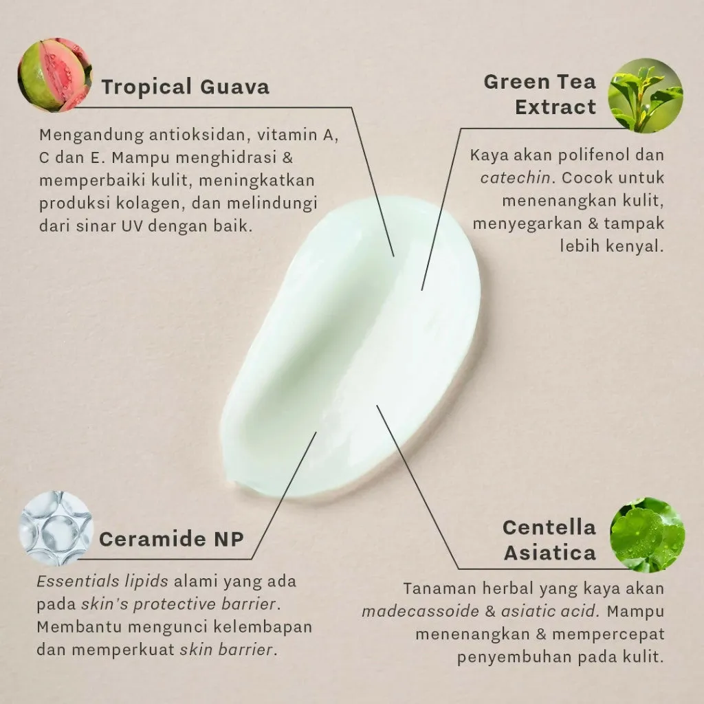 Tropical Guava Barrier Moisture Gel | Pelembab Wajah Menjaga dan Menguatkan Skin Barrier